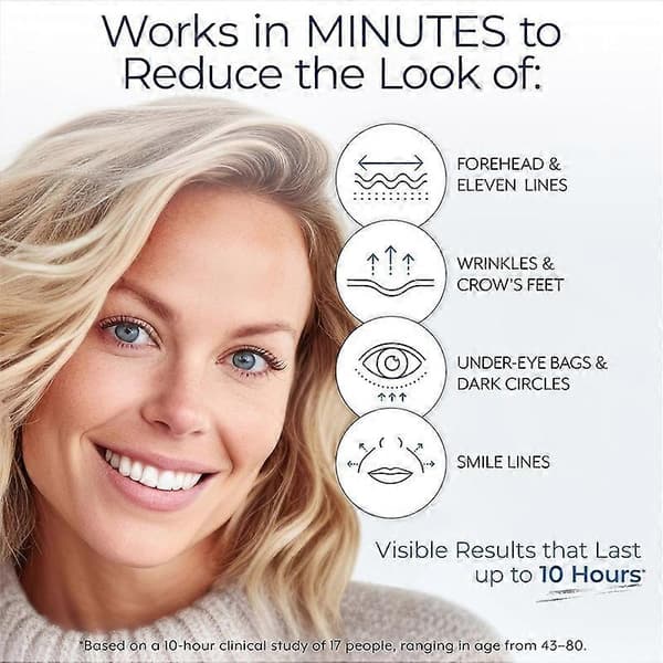 Plexaderm Rapid Reduction Eye Serum Minskar synligt påsar under ögonen och rynkor 10 ml (4 st)