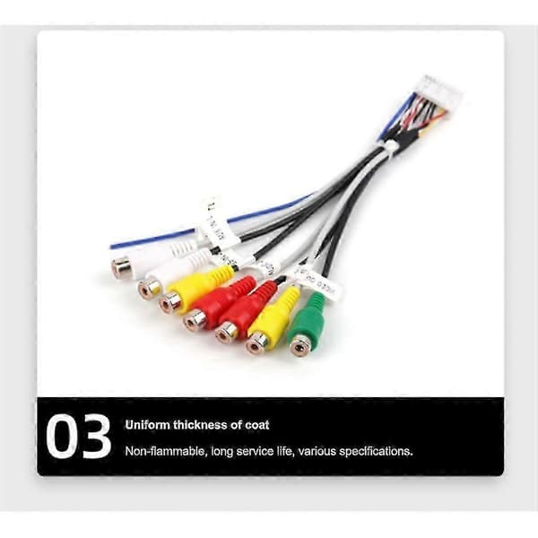 Stereoradioadapter Subwoofer/forstærker 20-bens ledningsnetstik
