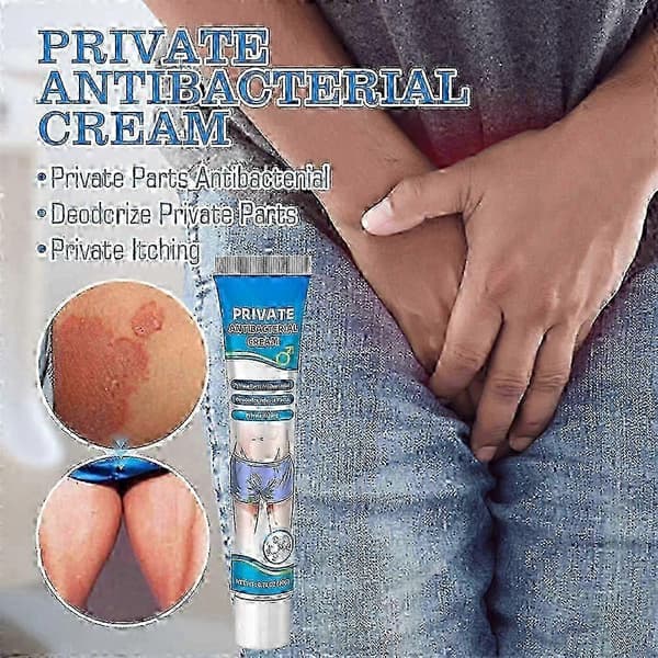 Herrars intimvård mot klåda, deodorant salva, klådstillande kräm 20g