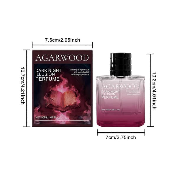 Agarwood Oud Eau de Parfum 50ml Unisex, Langvarig Træagtig Luksusduft