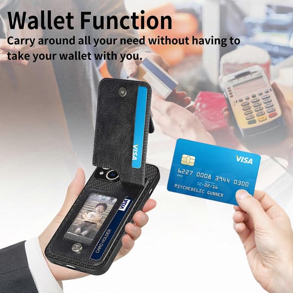 Flip Zipper Case for iPhone 15-serien