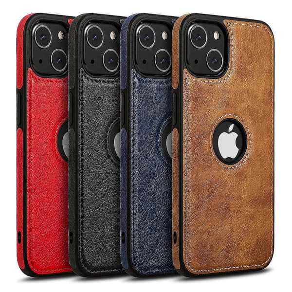 Til iPhone 13 Pro Max Cover Slankt Læder Luksus Tyndt Stødsikkert Cover