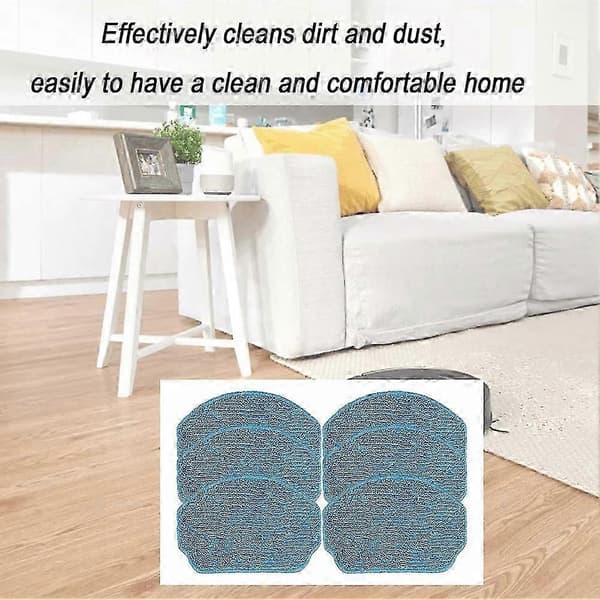 Mopper tilbehør til MAMNV ZCWA ONSON BR150, BR151 til MANVINS G20 robotstøvsuger genanvendelige mikrofiber mopper