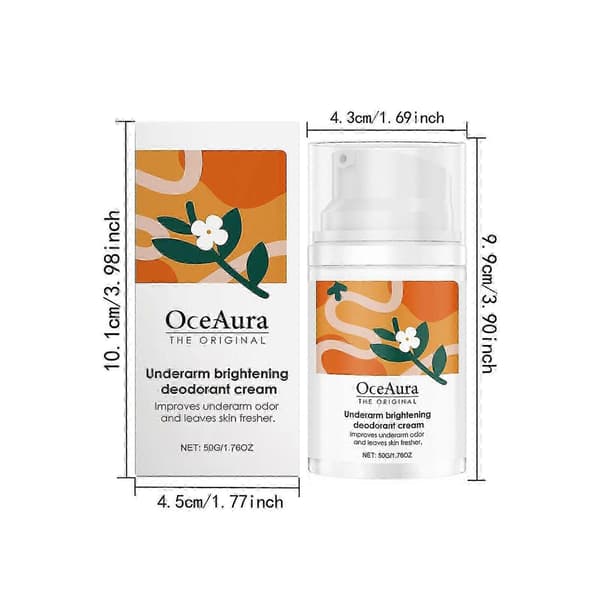 1-5 STK Den originale lysnende deodorantcreme til armhuler til behandling af mørke armhuler, kropslugtfjerner til kvinder og mænd ny