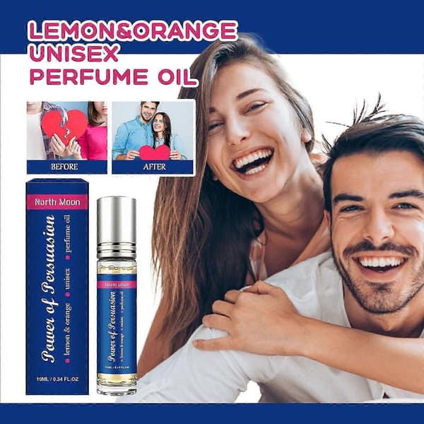 Charm Roller Parfume, Langvarig Frisk Afslappende Duft med Citrus- og Orkidéekstrakter til Par