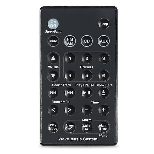 Replacement for Bose Wave Music System Audio System Remote Control Awr1b1 Awr1b2 Awrcc1 Awrcc2 Awrcc3