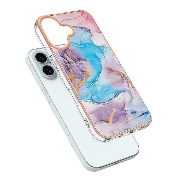 Galvanisering TPU-deksel til iPhone 16