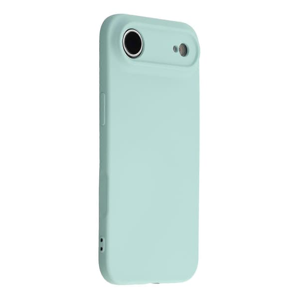 För iPhone 17 Air Fodral TPU Baksida Mjukt Anti-Repa Fiberfoder Telefonfodral - Babyblå