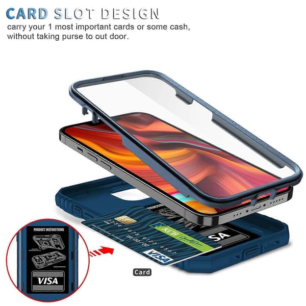 Liukuva kamerasuojus TPU + PC-kotelo iPhone 13:lle