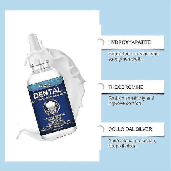 1-3x 60ml hammashoitoratkaisu Dentite Cavity Tooth Armor A