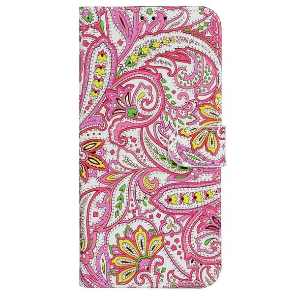 Til iPhone 17 Air Etui Mønster Læder Pung Telefoncover med Rem