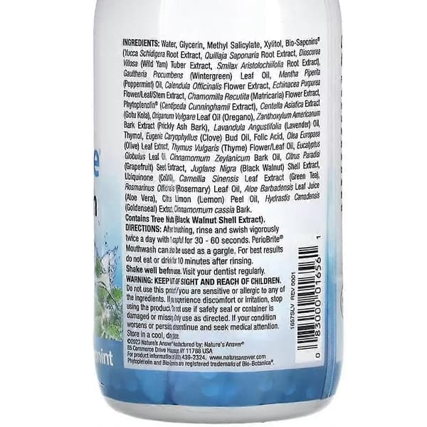 Nature's Answer Periobrite Munskölj Wintermint 480ml 1589 A