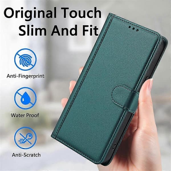 Skin Feel Läderfodral för iPhone 16