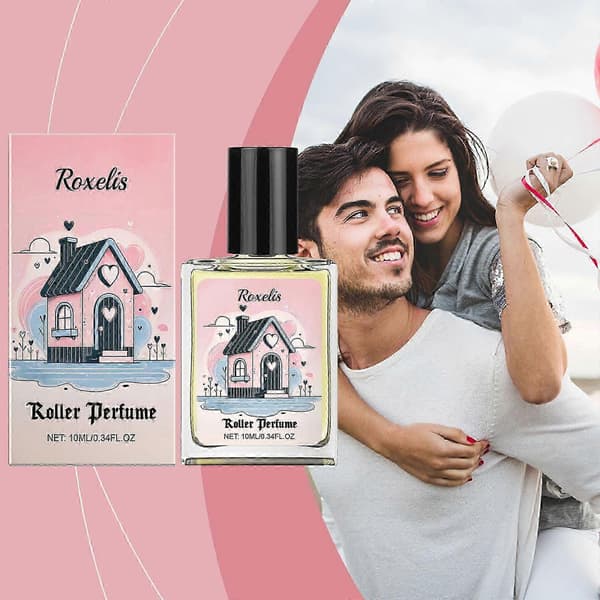 Charm Roll Parfym, Långvarig Vanilj- & Jasmin-doft, 10 ml Icke-klibbig Resevänlig Doft