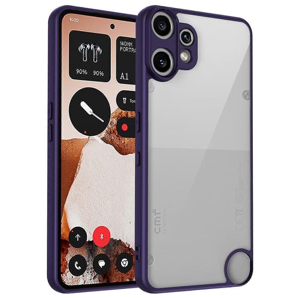 Matt PC Hudkänsla Stötsäkert Telefonfodral (Lila, För Nothing CMF Phone 2 Pro)