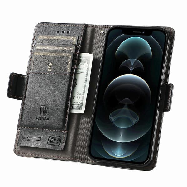 CaseNeo Business PU-skinnveske til iPhone 13