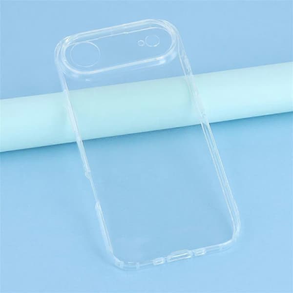Kompatibel med iPhone 17 Air Case Transparent TPU-telefon Bakstycke Krockkudde Skydd