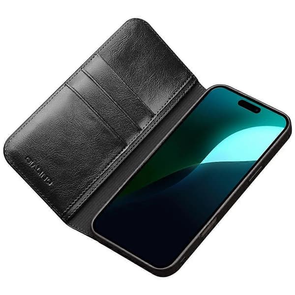 QIALINO Lædertelefoncover til iPhone 16
