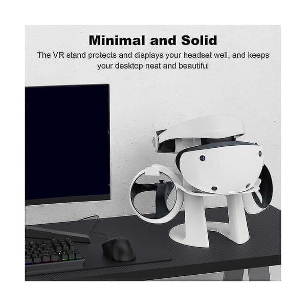 For Psvr2 Vr Stand Bærbar Hjelm Baseholder For Vr Utstyr Tilbehør, Svart