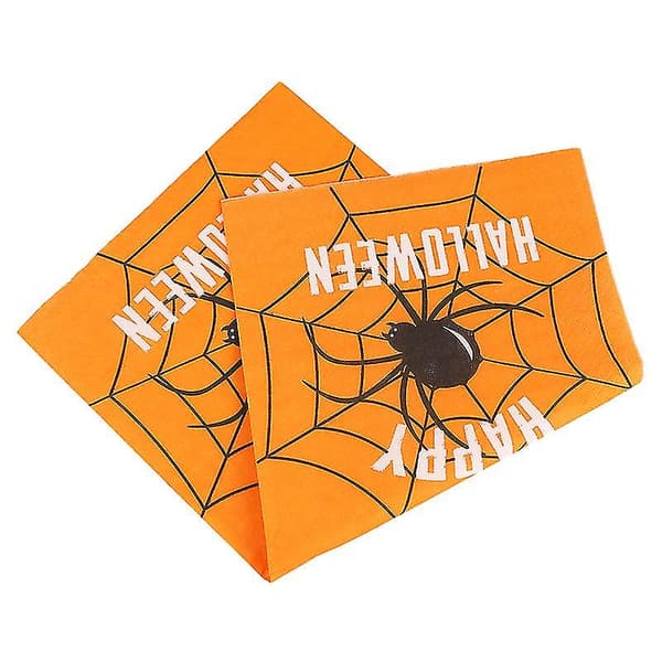 20 stk Halloween-servietter til Halloween-dekorasjoner