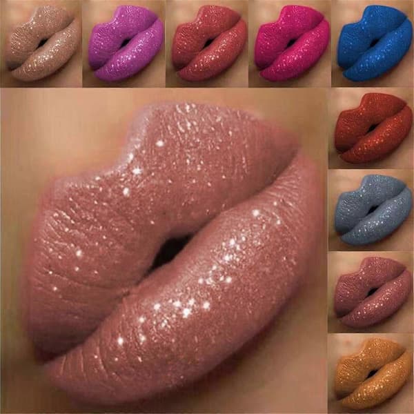 Fargeskiftende Lipgloss med Langvarig Hydrerende Leppestift og Skimmer Perlefinish