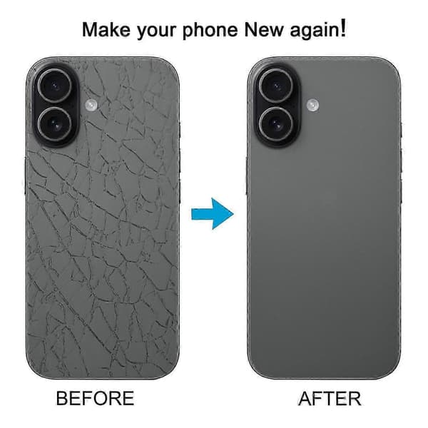iPhone 17:n lasinen akun takakansi