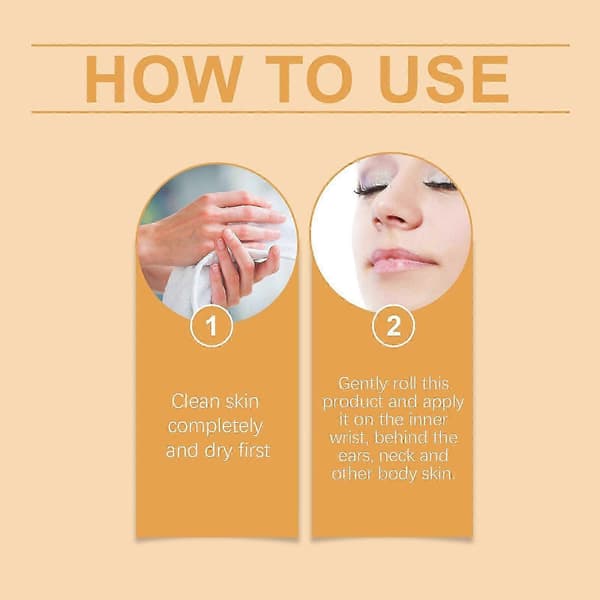 Apelsinblom Roll-On Parfym, Elegant Fräsch Uppfriskande Doft, 10ml Resevänlig