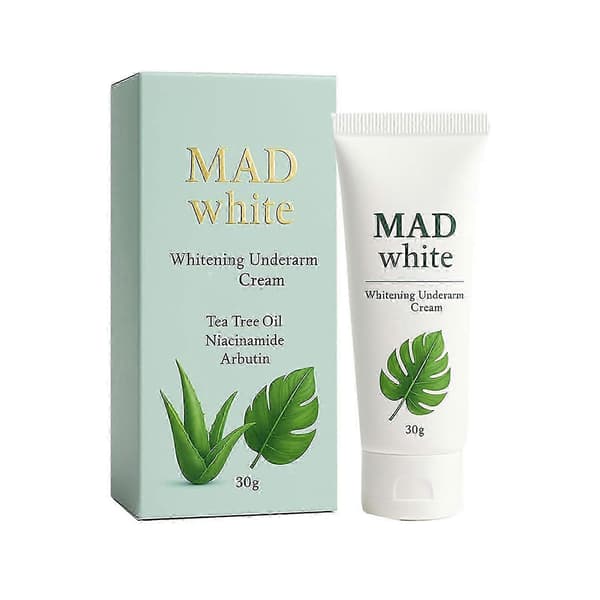 Mild armhulelysende deodorant for sensitiv hud, milde ikke-irriterende formler mørk flekkfjernerkrem for kroppen, for kvinner og jenter