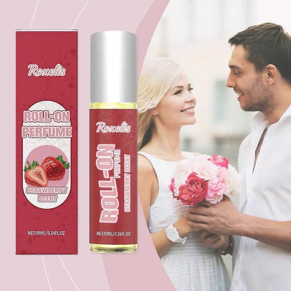 Jordbær Charm Roller Parfume, Langvarig Frisk Elegant Duft, 10ml