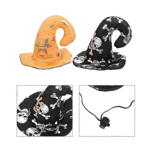 2 st Halloweenhatt för husdjur som Halloweenpresenter