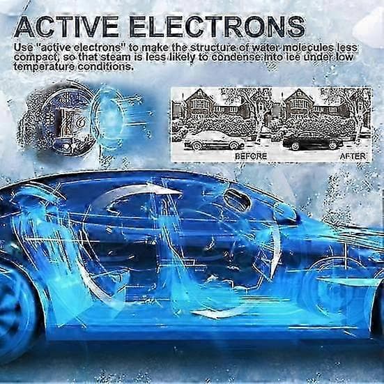 3 stk. Elektromagnetisk Bil Snefjernelsesenhed Intelligent Afrimer Trådløs Bærbar Snefjernelse