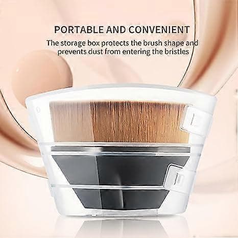 Foundation Makeup Brush Flat top hexagonal face powder blusher liquid foundation make-up brush is used to mix liquid