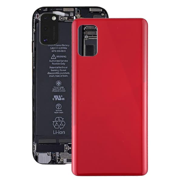 Batteribagcover til Samsung Galaxy A41 (rød)