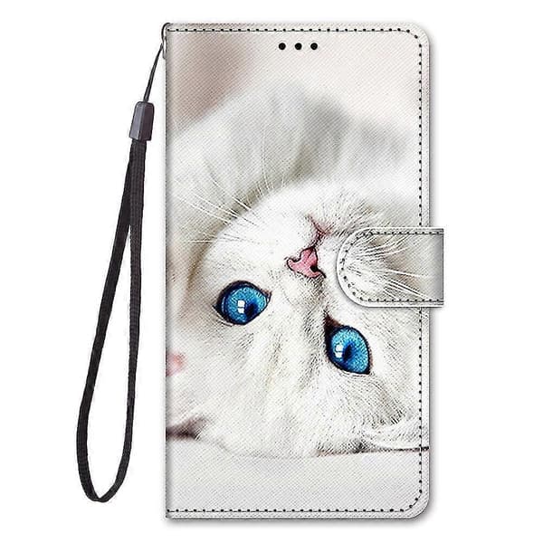 Fodral för iPhone 12 Vit Katt Mobilfodral
