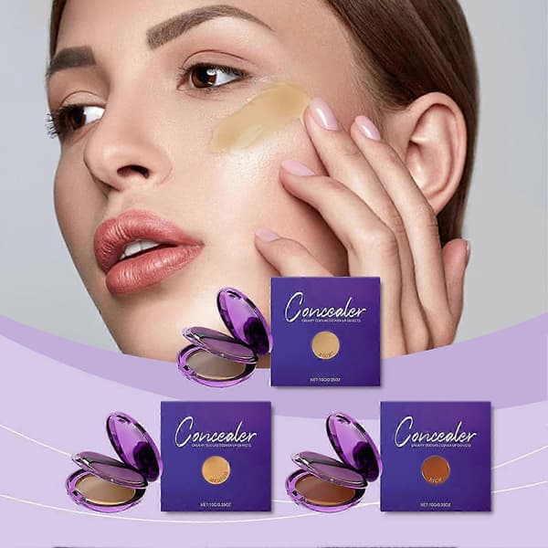 Zephoco Blød Mat Fuld Dækning Concealer, Tatoveringer & Pletter Dækker Makeup Creme 2025