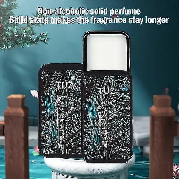 Fast Parfume Stick, Bærbar Lommeduftbalsam til Mænd og Kvinder