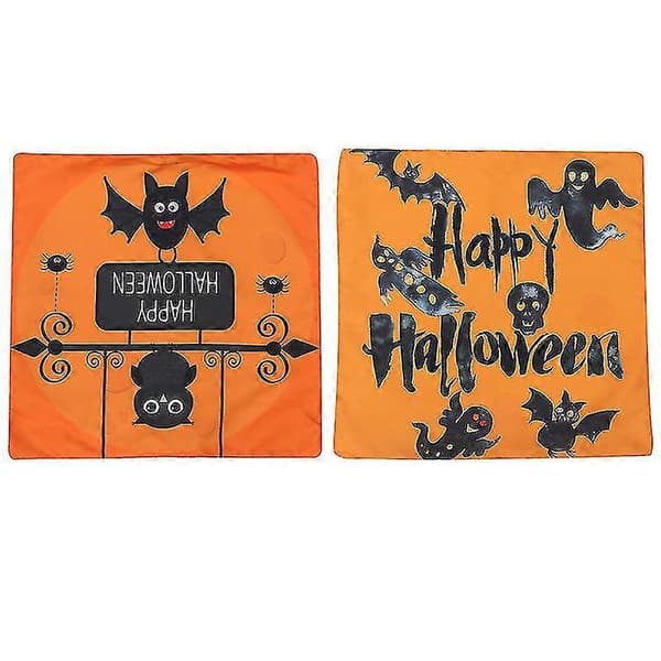 2 stk. Happy Halloween putetrekk