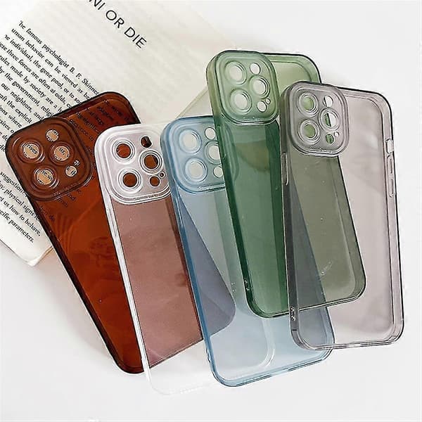Transparent Protective Shockproof Back Cover Phone Case for iPhone 13/12/11 Case