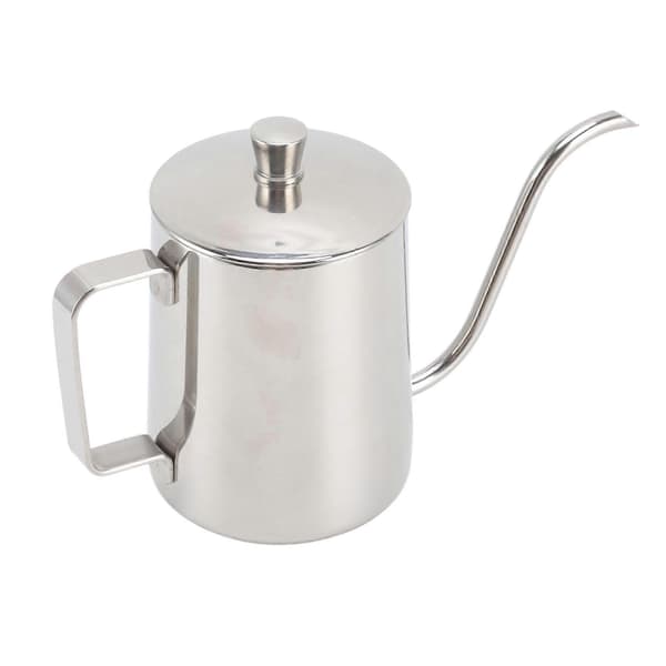 Gooseneck Coffee Maker with Slim Drip Spout, Stainless Steel Pour Over Coffee Maker