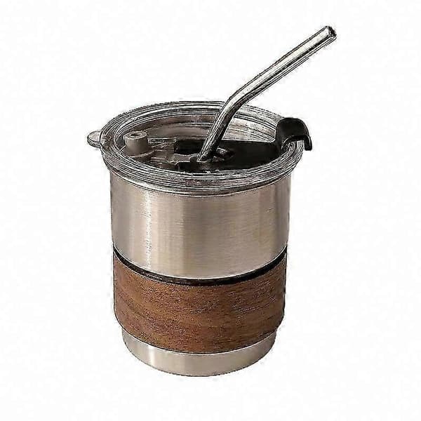 Utendørs anti-skålding 304 rustfritt stål campingkopp bærbar høytemperatur kaffe vannkopp