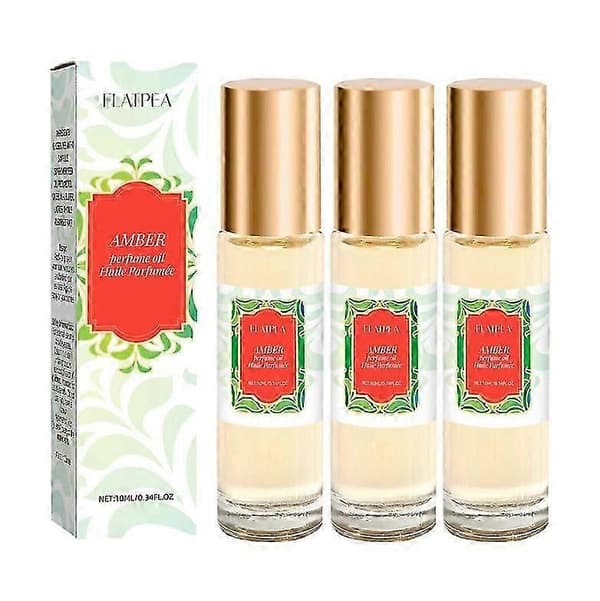 1/2/3 STK Vanilje Rav Parfumeolie, Langvarig Duft 10ml