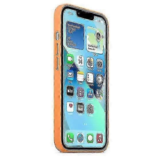 Silikone Etui Med Magsafe Til Iphone 13 Mini Telefon Etui (Marigold)