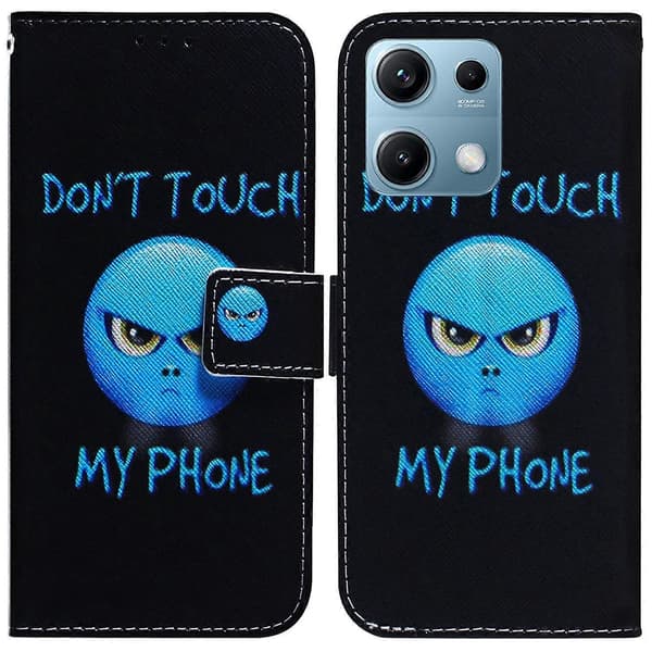 Plånboksfodral för Xiaomi Redmi Note 14S 4G Mönstertryckt Läder Telefonskal (Rör Inte)