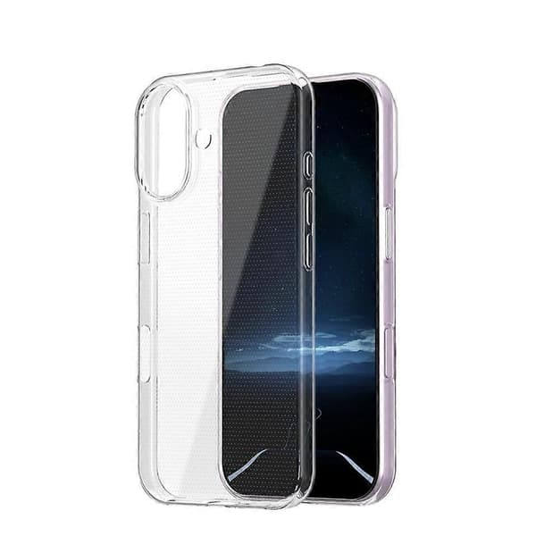iPhone 16 - Läpinäkyvä TPU-kuori