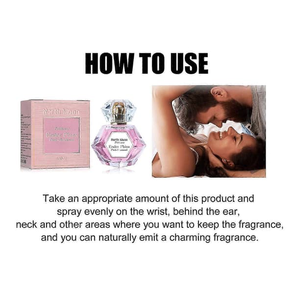 Pink Diamond Glamour Parfume, Langvarig Frisk Rose & Patchouli Duft, Humørforbedrende til Dates & Daglig Brug