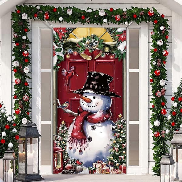 Julemands-flagbanner til jul, julepynt til hjemmet, Navidad Noel julepynt, julegave, nytår