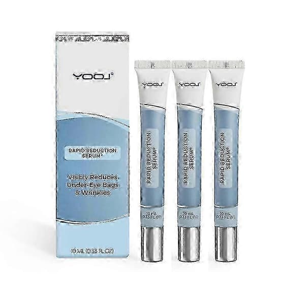 Plexaderm Rapid Reduction Eye Serum Reducerer synligt poser under øjnene og rynker 10 ml (3 STK)