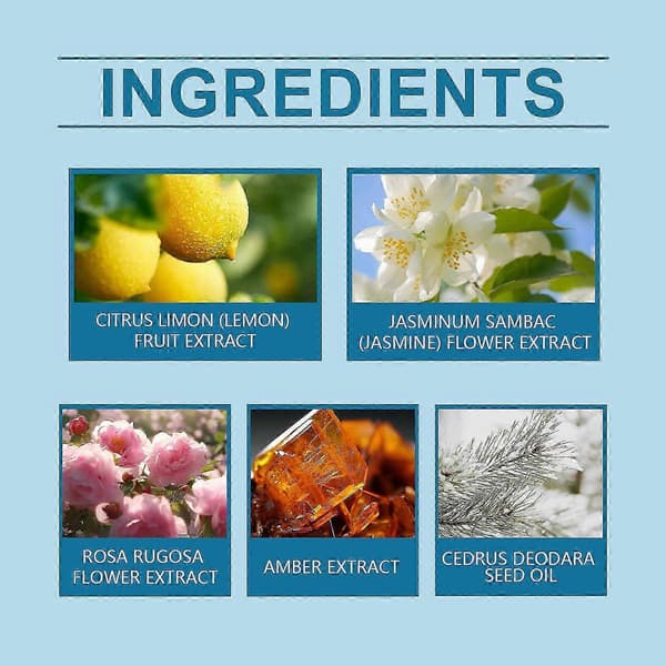 Sommarcitronparfym, fräsch citrusblommig långvarig doft