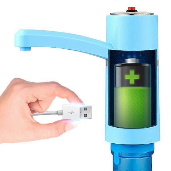 Elektrisk vattenflaskpump, bärbar trådlös automatisk vattendispenser för hem och camping