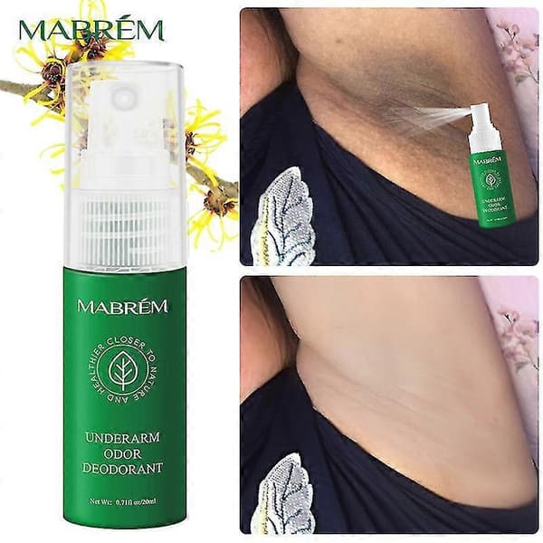 Forfriskende duftende kropsspray til mænd og kvinder, langvarig mild aroma, 20 ml
